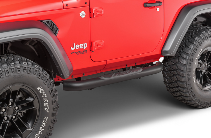 QR3 Heavy Duty Side Steps for 18-26 Jeep Wrangler JL 2-Door
