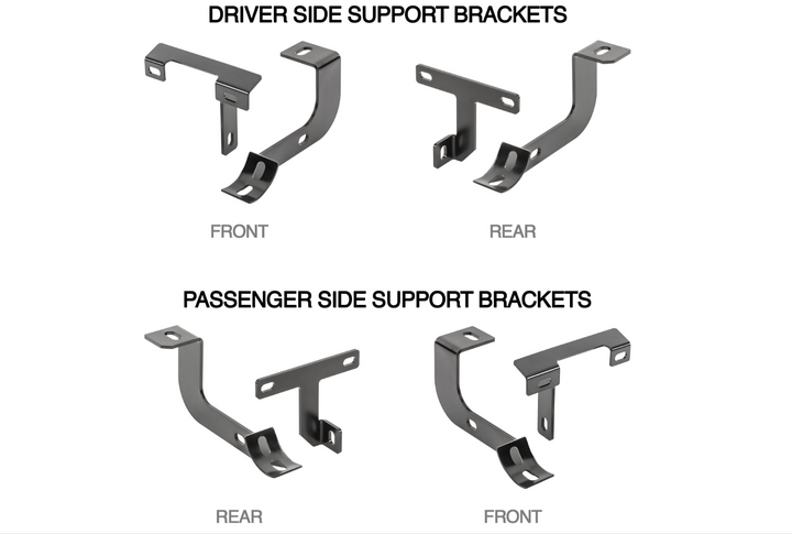 QR3 Heavy Duty Side Steps for 18-26 Jeep Wrangler JL 2-Door