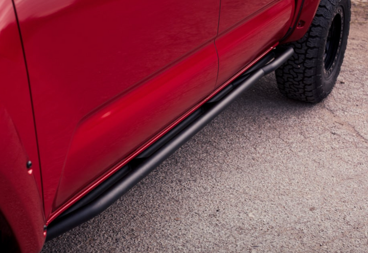 Durable Access Cab Long Bed Revo Rock Sliders | BC Offroading