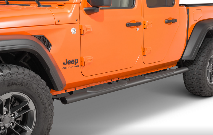 Quadratec QR4 Heavy Duty Oval Side Steps for 20-26 Jeep Gladiator JT