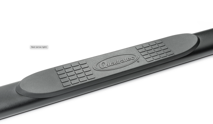 Quadratec QR4 Heavy Duty Oval Side Steps for 18-26 Jeep Wrangler JL Unlimited 4-Door