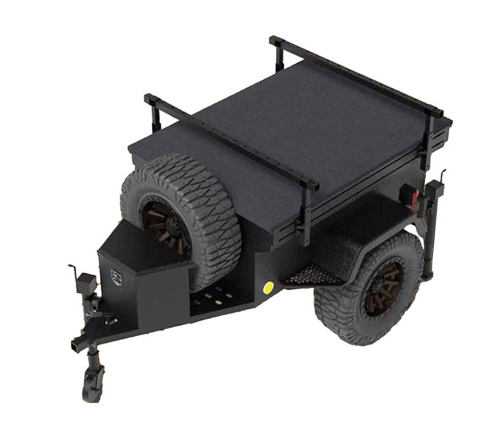 Overland Vehicle Systems Off Road Trailer Military Style With Full Articulating Suspension