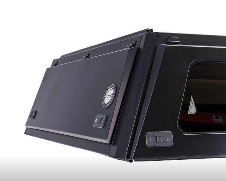 Overland Vehicle Systems Expedition - Truck Cap W/Full Wing Doors, Front and Rear Windows & 3rd Brake Light