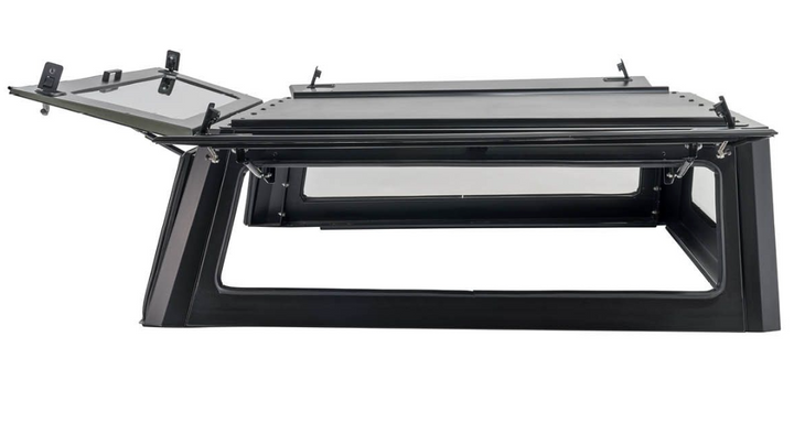 Overland Vehicle Systems Expedition - Truck Cap W/Full Wing Doors, Front and Rear Windows & 3rd Brake Light