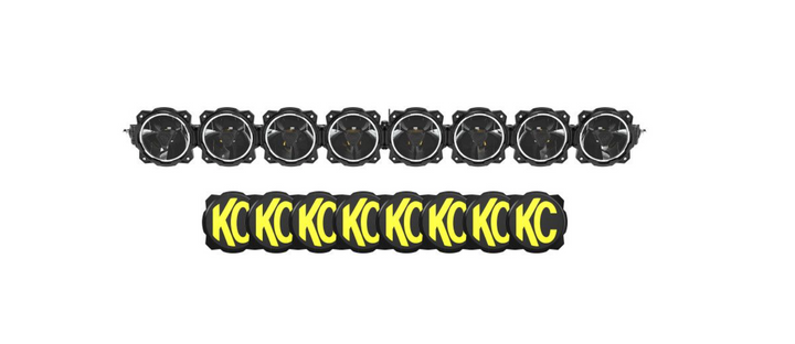 KC Hilites Gravity® Titan™ LED Light Bar Kit for Jeep Wrangler 2007-2025