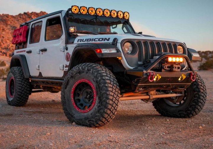 KC Hilites Gravity® Titan™ LED Light Bar Kit for Jeep Wrangler 2007-2025