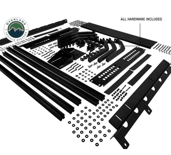 OVERLAND VEHICLE SYSTEMS Discovery Rack -Mid Size Truck Short Bed Application