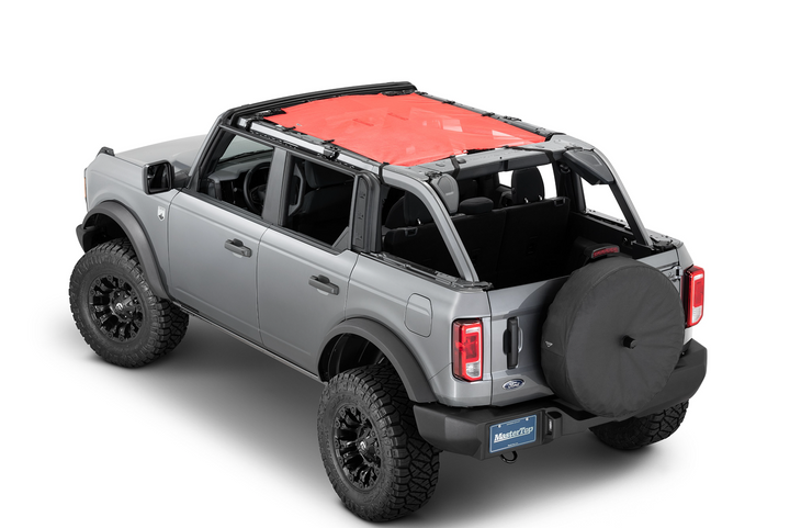 MasterTop Freedom Mesh Bimini Top Plus for 21-26 Ford Bronco 4-Door