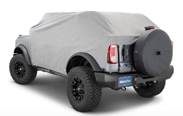 MasterTop Weatherproof Full Door Cab Cover for 21-26 Ford Bronco 4-Door