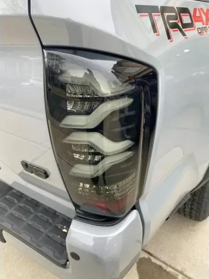 2016-2023 Toyota Tacoma | Alpharex PRO-Series Taillights Jet Black Toyota Tacoma