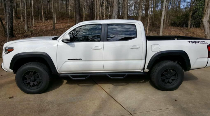 2016-2023 Toyota Tacoma | N-Fab 3 Inch Nerf Steps (Gloss Black)