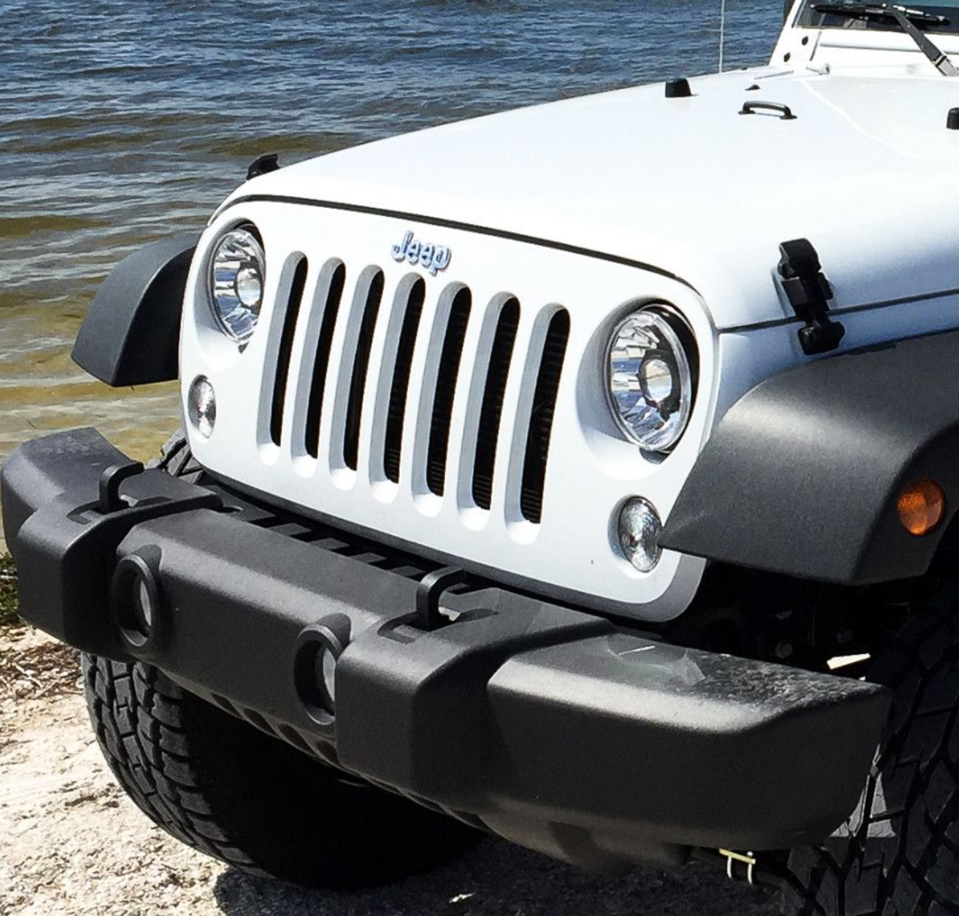KC Hilites 7" Gravity® LED Pro DOT Headlight 07-18 Jeep Wrangler JK