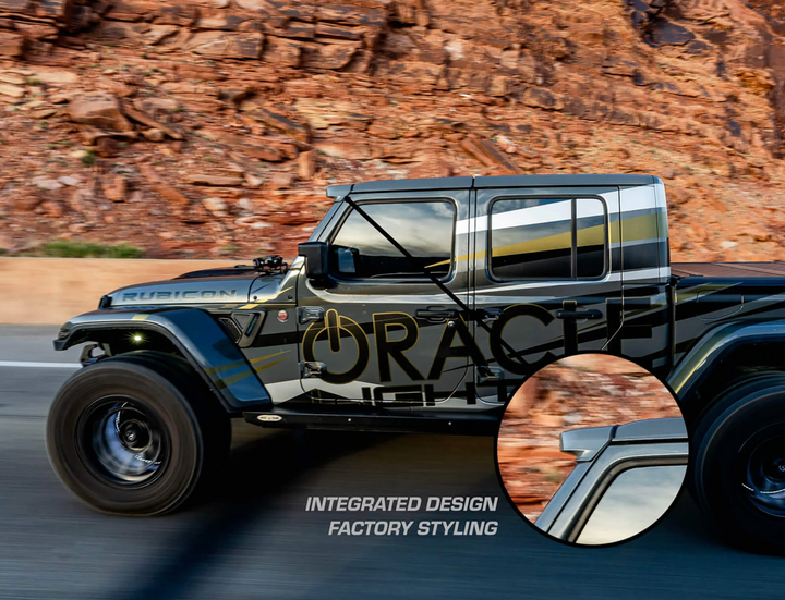 ORACLE Lighting Integrated Windshield Roof LED Light Bar System for Jeep Wrangler JL & Gladiator JT