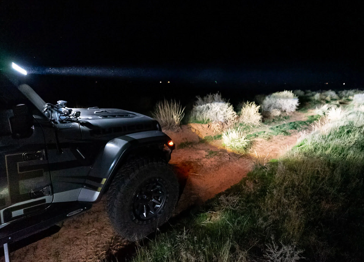 ORACLE Lighting Integrated Windshield Roof LED Light Bar System for Jeep Wrangler JL & Gladiator JT