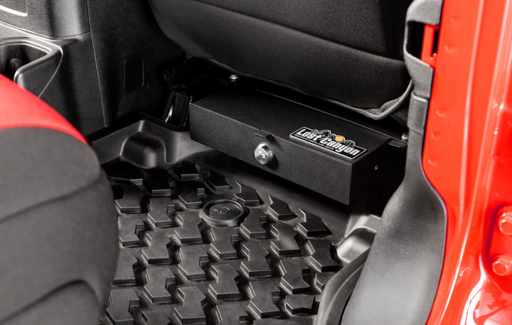 Lost Canyon Under Seat Security Box for 18-26 Jeep Wrangler JLU & Gladiator JT
