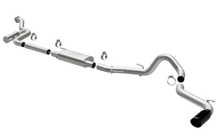 MagnaFlow 2024 Toyota Tacoma SPEQ Series Black Chrome Cat-Back Performance Exhaust System