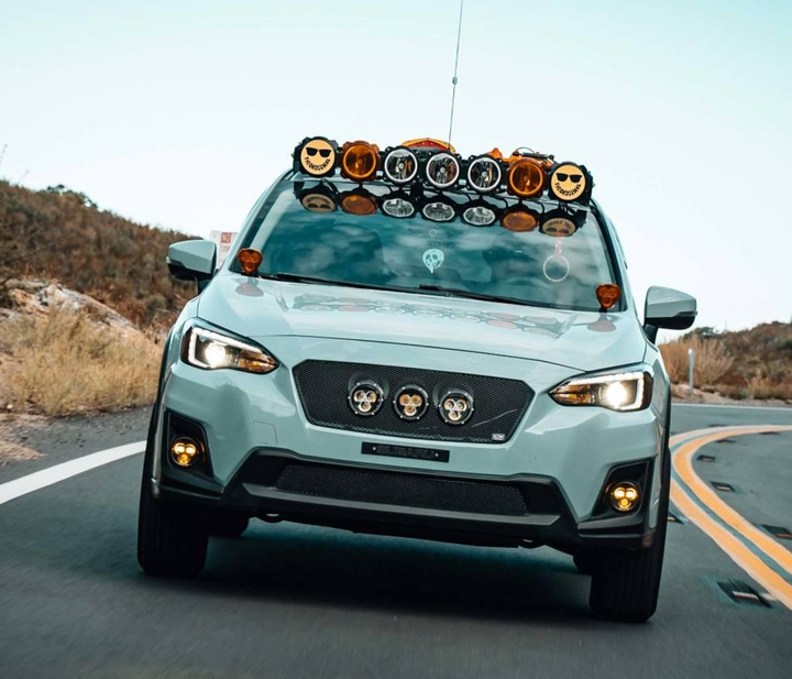 KC Hilites FLEX ERA® 3 Dual Mode SAE Fog LED Light Pods - 2-Light Master Kit - Subaru Crosstrek/Forester