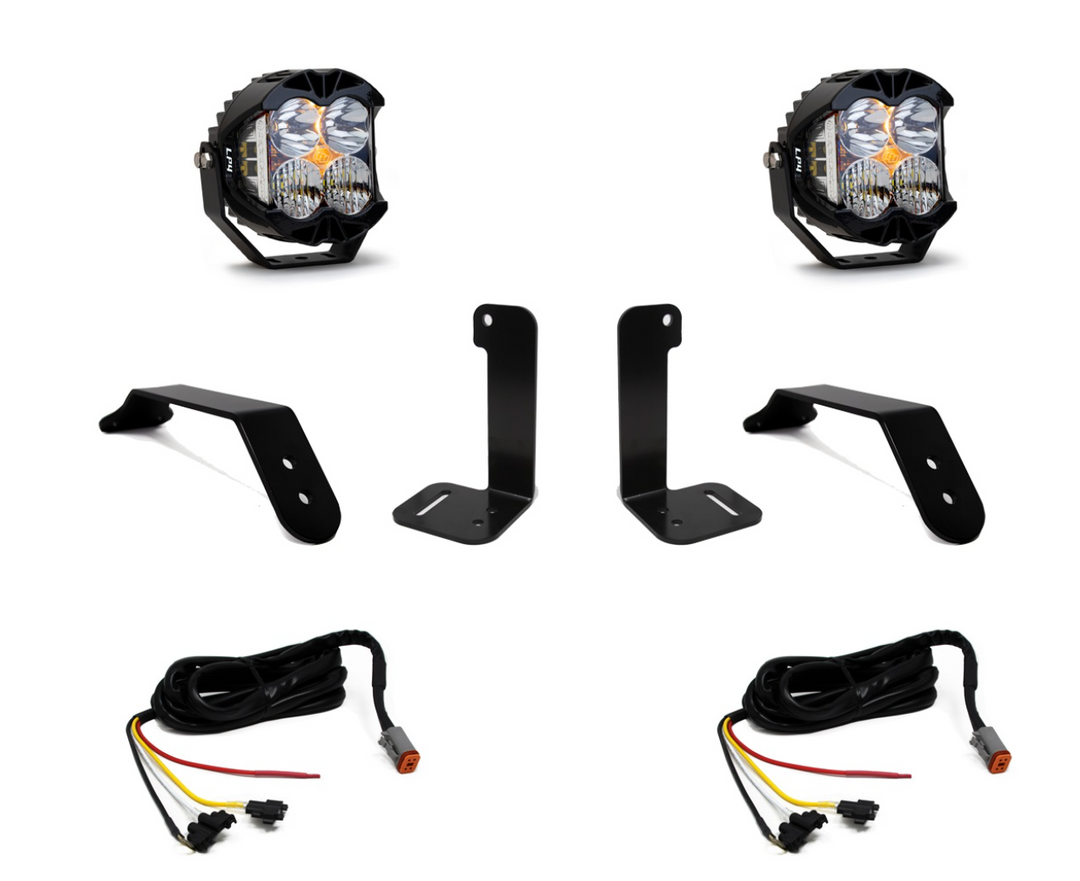 Baja Designs LP4 Pro Bumper Light Kit - Jeep 2020-25 Gladiator; 2018-25 Wrangler JL