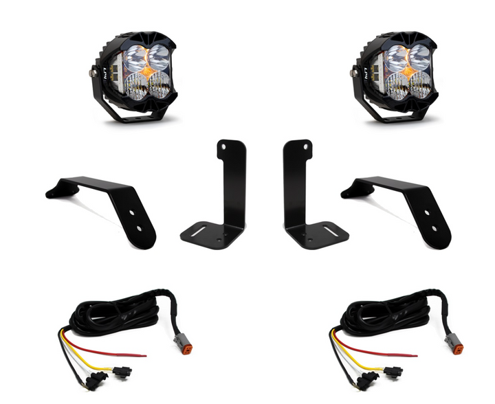 Baja Designs LP4 Pro Bumper Light Kit - Jeep 2020-25 Gladiator; 2018-25 Wrangler JL