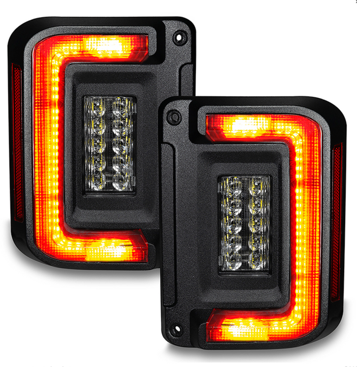 ORACLE Lighting Flush Mount LED Tail Lights for 2007-2017 Jeep Wrangler JK