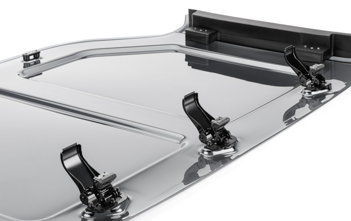 QuadraTop SkyLite Clear Hardtop Panel for 09-26 Jeep Wrangler JK, JL & Gladiator JT