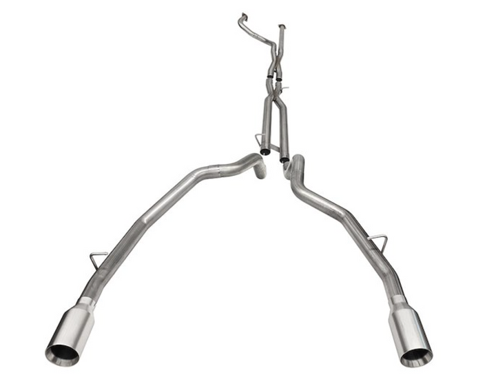Muffler Delete / 3.0 in Cat-Back DRE 5.0 in Single Tips | 2021-2024 RAM 1500 TRX 6.2L 145WB