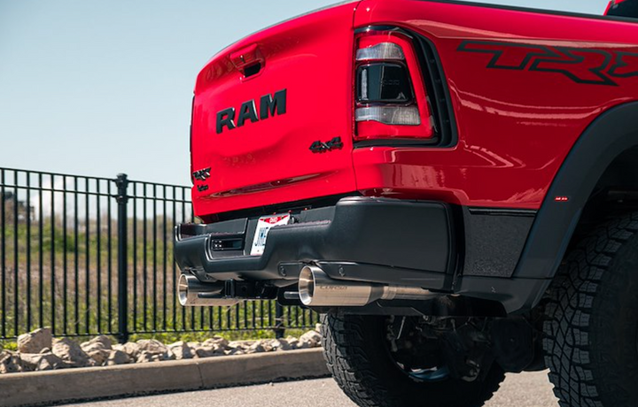 Muffler Delete / 3.0 in Cat-Back DRE 5.0 in Single Tips | 2021-2024 RAM 1500 TRX 6.2L 145WB