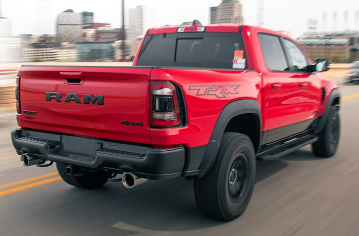 Muffler Delete / 3.0 in Cat-Back DRE 5.0 in Single Tips | 2021-2024 RAM 1500 TRX 6.2L 145WB