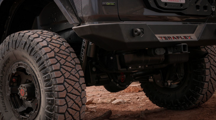Teraflex RockGuard Basin Rear Bumper 2018-2025 Jeep Wrangler