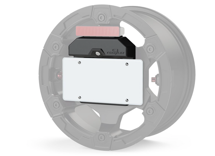 Teraflex License Plate Relocation Kit 2018-2025 Jeep Wrangler