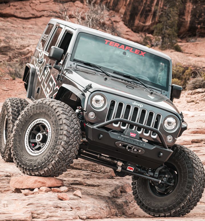Teraflex RockGuard Crest Front Bumper 2007-2018 Jeep Wrangler JK