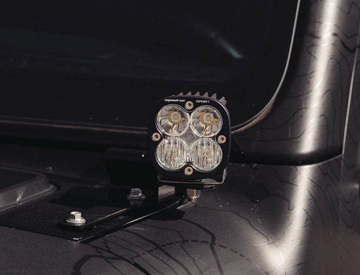 Baja Designs Jeep JL/JT Squadron Sport A-Pillar Light Kit - Jeep 2020-2025 Gladiator; 2018-2025 Wrangler JL