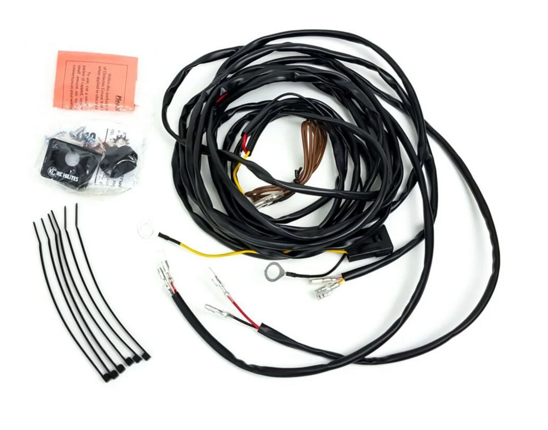 KC Hilites Cyclone LED - Universal Wiring Harness for 2 Lights