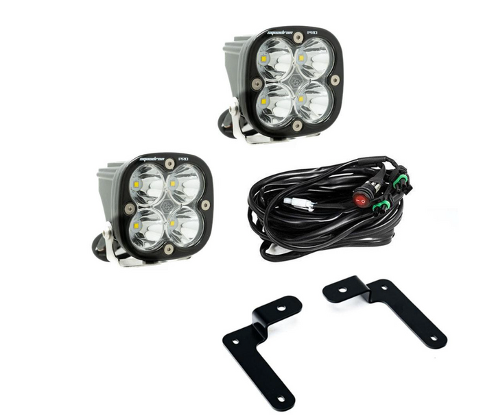 Baja Designs Jeep JL/JT Squadron Pro A-Pillar Light Kit - Jeep 2020-25 Gladiator; 2018-25 Wrangler JL
