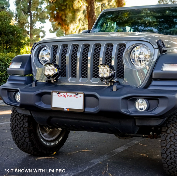 Baja Designs LP4 Pro Bumper Light Kit - Jeep 2020-25 Gladiator; 2018-25 Wrangler JL