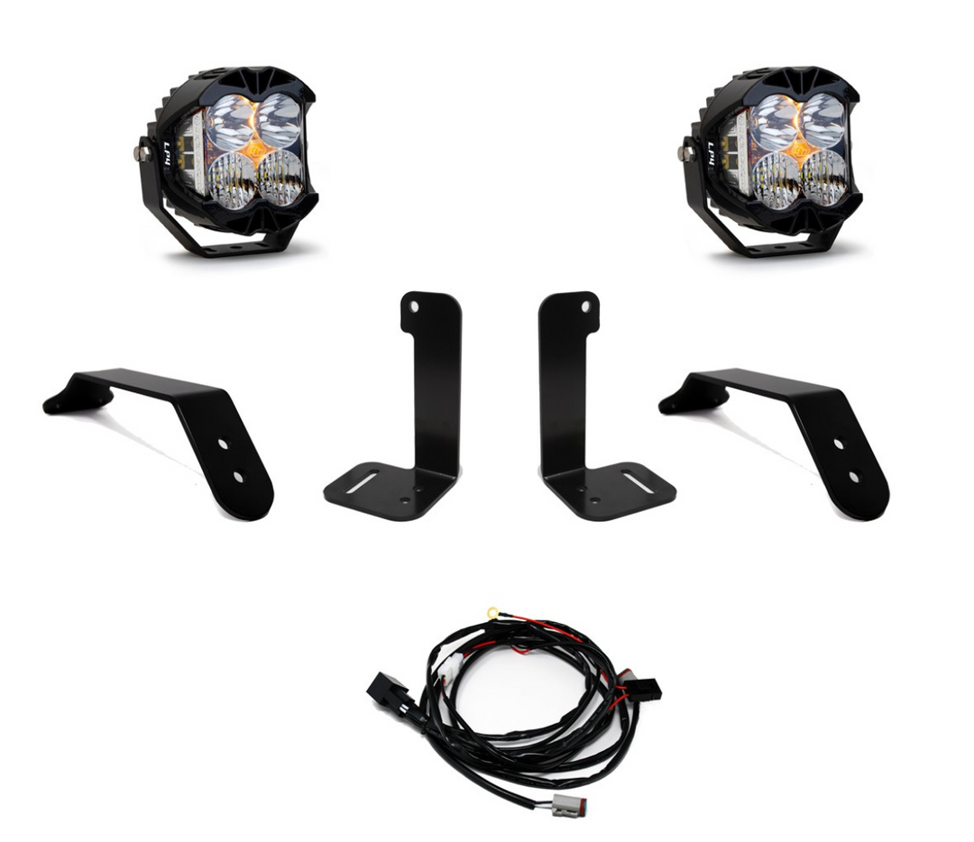 Baja Designs LP4 Pro Bumper Light Kit - Jeep 2020-25 Gladiator; 2018-25 Wrangler JL