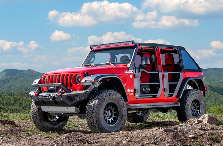Carnivore Tube Doors Front and Rear for 18-26 Jeep Wrangler JL & Gladiator JT