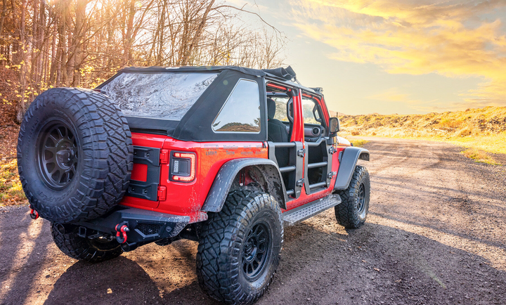 Carnivore Tube Doors Front and Rear for 18-26 Jeep Wrangler JL & Gladiator JT