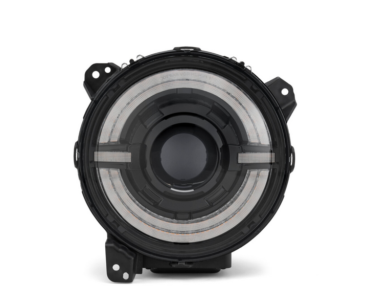 TACTIK 9" Gen 2 LED Headlights with DRL Halo and Plug & Play Wiring Harness for 18-25 Jeep Wrangler JL & Gladiator JT