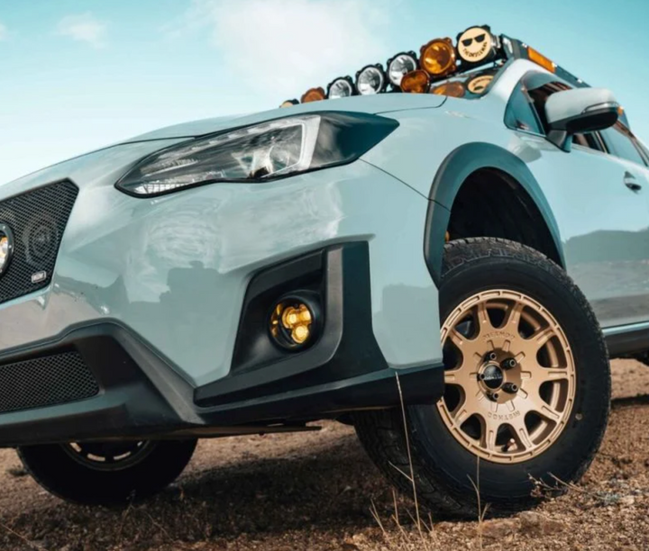 KC Hilites FLEX ERA® 3 Dual Mode SAE Fog LED Light Pods - 2-Light Master Kit - Subaru Crosstrek/Forester