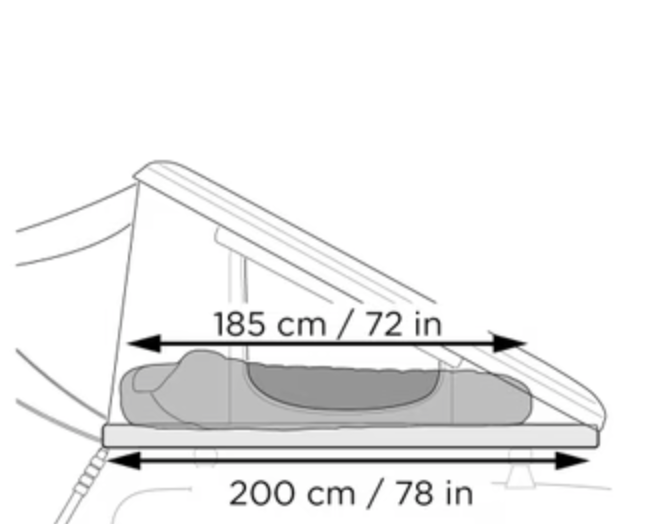 Thule Basin Wedge hard-shell rooftop tent