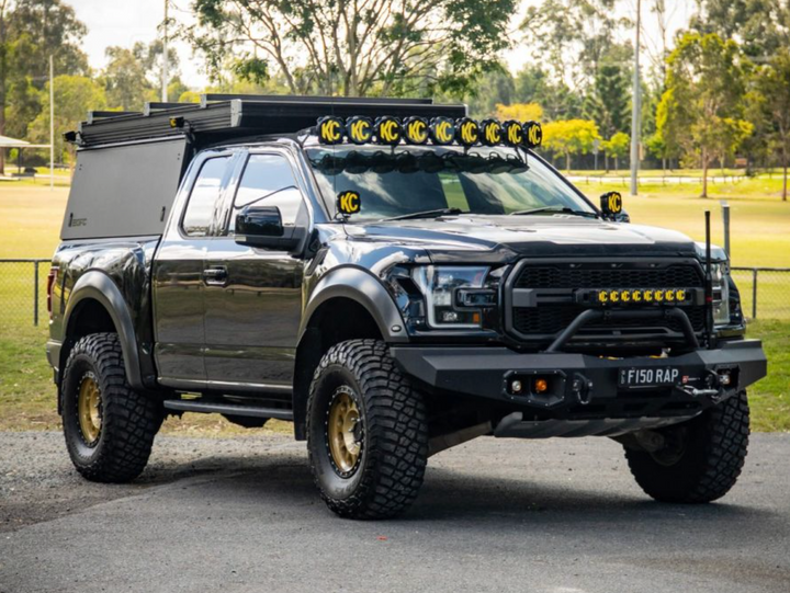 KC Hilites 57" Pro6 Gravity® LED 9 Light Bar Kit for 15-24 Ford F150/Raptor