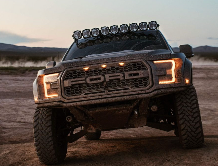 KC Hilites 57" Pro6 Gravity® LED 9 Light Bar Kit for 15-24 Ford F150/Raptor