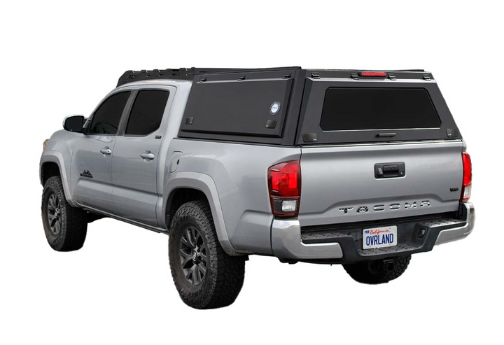 Overland Vehicle Systems Expedition - Truck Cap W/Full Wing Doors, Front and Rear Windows & 3rd Brake Light
