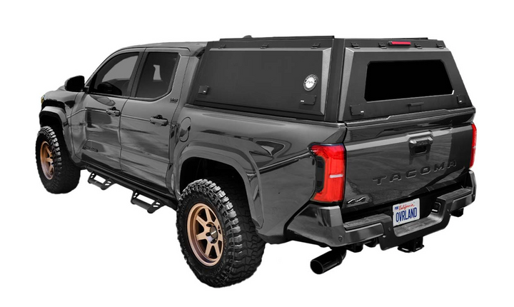 Overland Vehicle Systems Expedition - Truck Cap W/Full Wing Doors, Front and Rear Windows & 3rd Brake Light