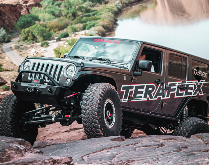 Teraflex RockGuard Crest Front Bumper 2007-2018 Jeep Wrangler JK