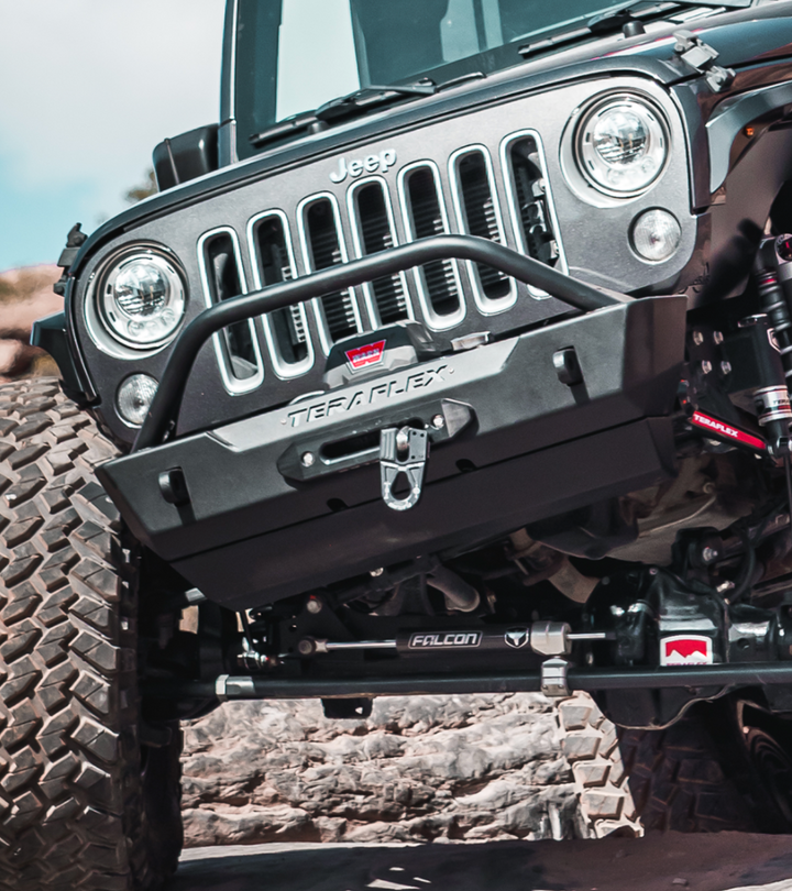 Teraflex RockGuard Crest Front Bumper 2007-2018 Jeep Wrangler JK