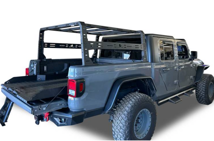 Black Horse Off Road Overland Utility Rack for 20-26 Jeep Gladiator JT
