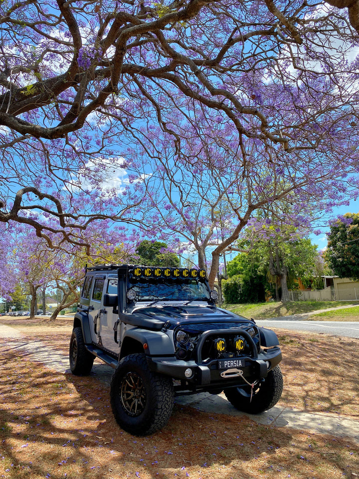 KC HiLiTES Gravity Pro6 LED Light Bar for 2007-2018 Jeep Wrangler JK
