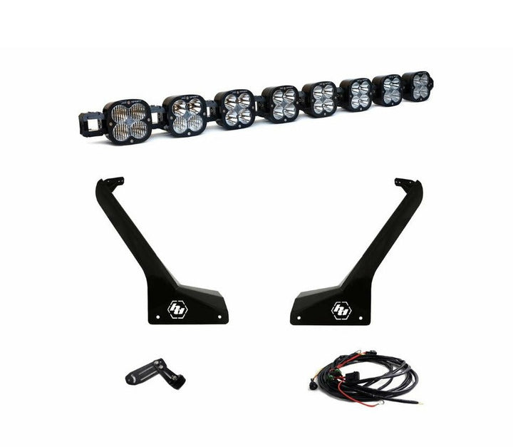 Baja Designs Jeep JL/JT 8XL Linkable Roof Mount Light Kit - Jeep 2020-25 Gladiator; 2018-25 Wrangler JL